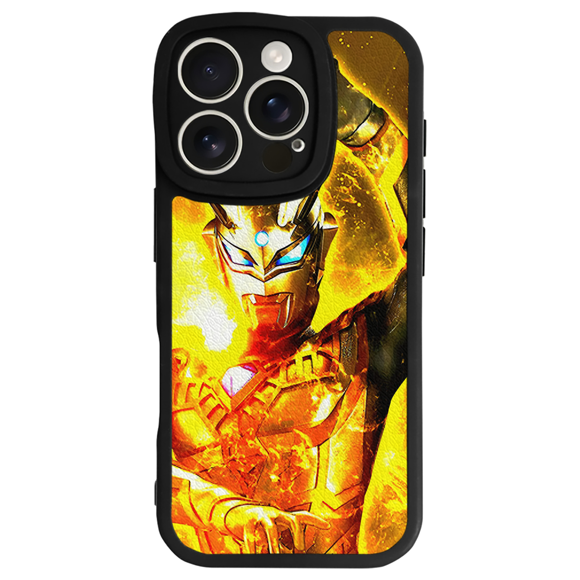 （画像用） ウルトラマン Ultraman 【iPhone 16シリーズ対応】シリコンスマホケース（レザー調） 材質：シリコン
